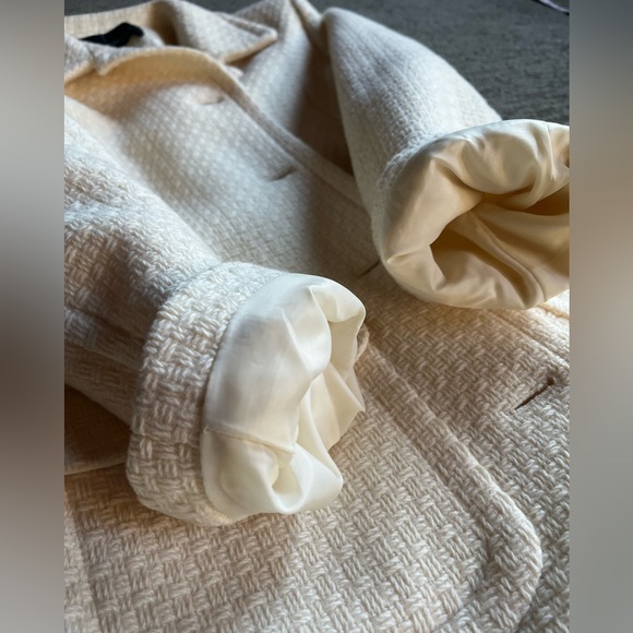 MODA International Women's Coat Winter White Size 6 - Picture 17 of 17